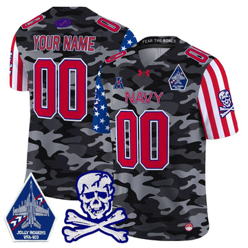 Personalized NM 2026 American Style Vapor Limited Custom Jersey - Black Camo Stitched