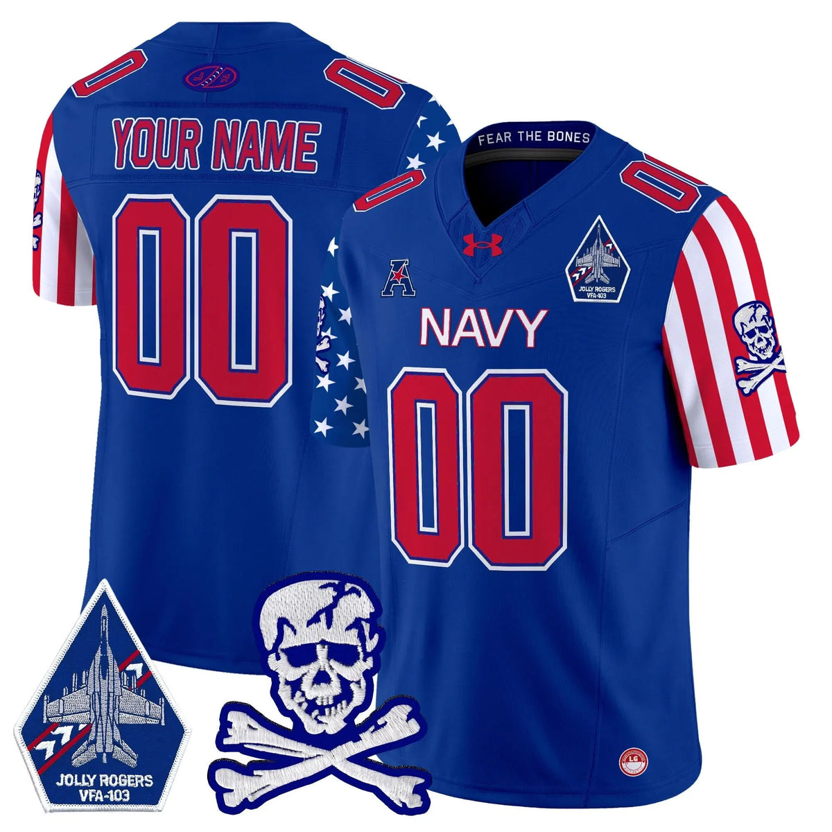 Personalized NM 2026 American Style Vapor Limited Custom Jersey - Royal Stitched