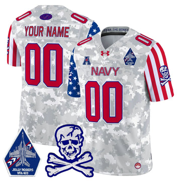 Personalized NM 2026 American Style Vapor Limited Custom Jersey - Arctic Camo Stitched