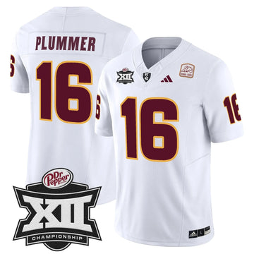 Personalized SD 2026 Big 12 Championship Patch Vapor Limited Jersey - White / Jake Plummer Stitched
