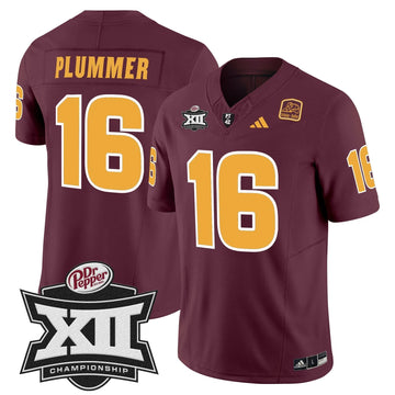 Personalized SD 2026 Big 12 Championship Patch Vapor Limited Jersey - Maroon / Jake Plummer Stitched