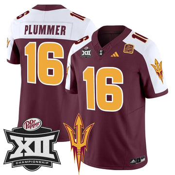 Personalized SD 2026 Big 12 Championship Patch Vapor Limited Jersey - Maroon Alternate / Jake Plummer Stitched