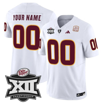 Personalized SD 2026 Big 12 Championship Patch Vapor Limited Custom Jersey - White Stitched