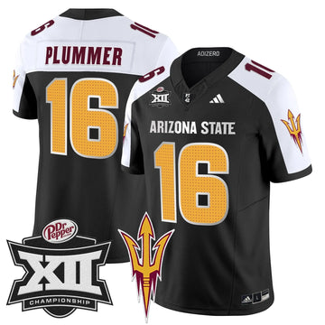 Personalized SD 2026 Big 12 Championship Patch Vapor Limited Jersey V2 - Black Alternate / Jake Plummer Stitched