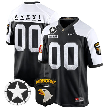 Personalized ABK 101st Airborne Division Patch 2026 Game Custom Jersey - Black Alternate Stitched
