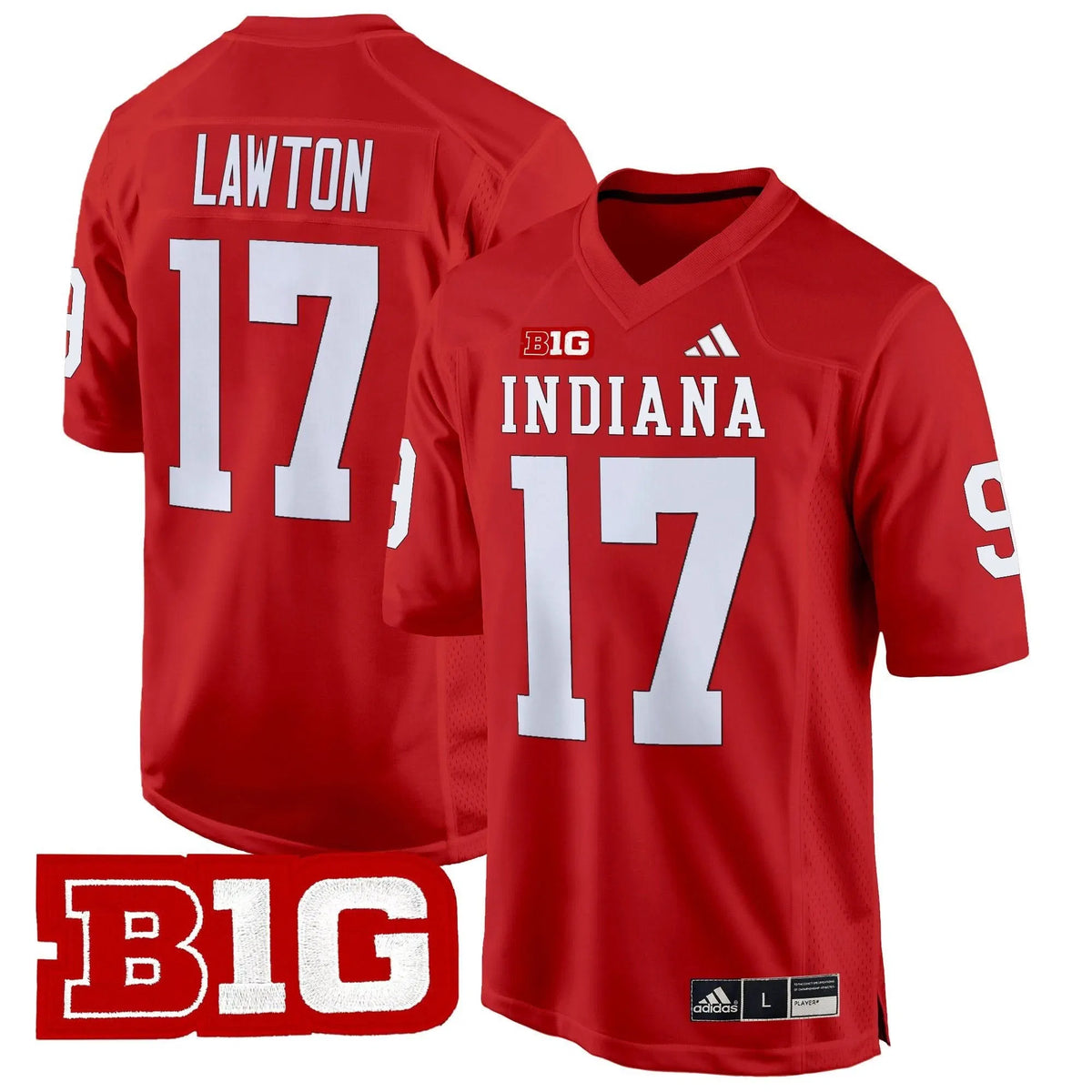 Personalized IND 2026 Game Jersey V2 - Crimson / Ty Son Lawton Stitched