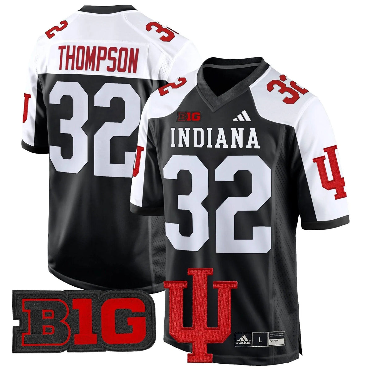 Personalized IND 2026 Game Jersey V2 - Black Alternate / Anthony Thompson Stitched