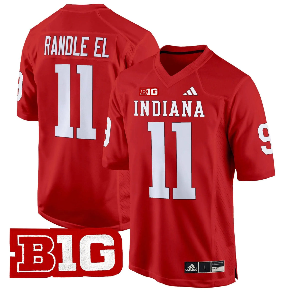 Personalized IND 2026 Game Jersey V2 - Crimson / Randle El Stitched