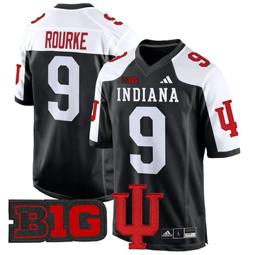 Personalized IND 2026 Game Jersey V2 - Black Alternate / Kurtis Rourke Stitched