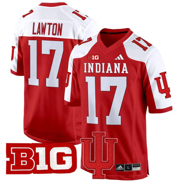 Personalized IND 2026 Game Jersey V2 - Crimson Alternate / Ty Son Lawton Stitched
