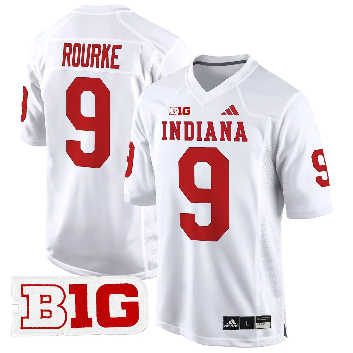 Personalized IND 2026 Game Jersey V2 - White / Kurtis Rourke Stitched