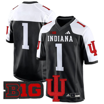 Personalized IND 2026 Game Jersey V2 - Black Alternate / #1 Team Stitched