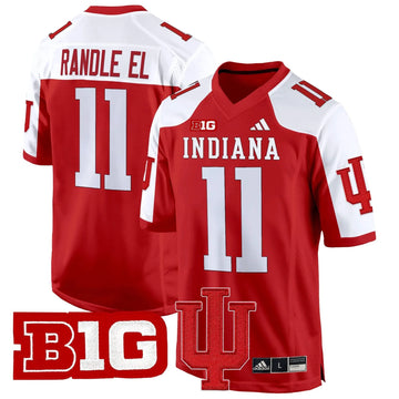 Personalized IND 2026 Game Jersey V2 - Crimson Alternate / Randle El Stitched