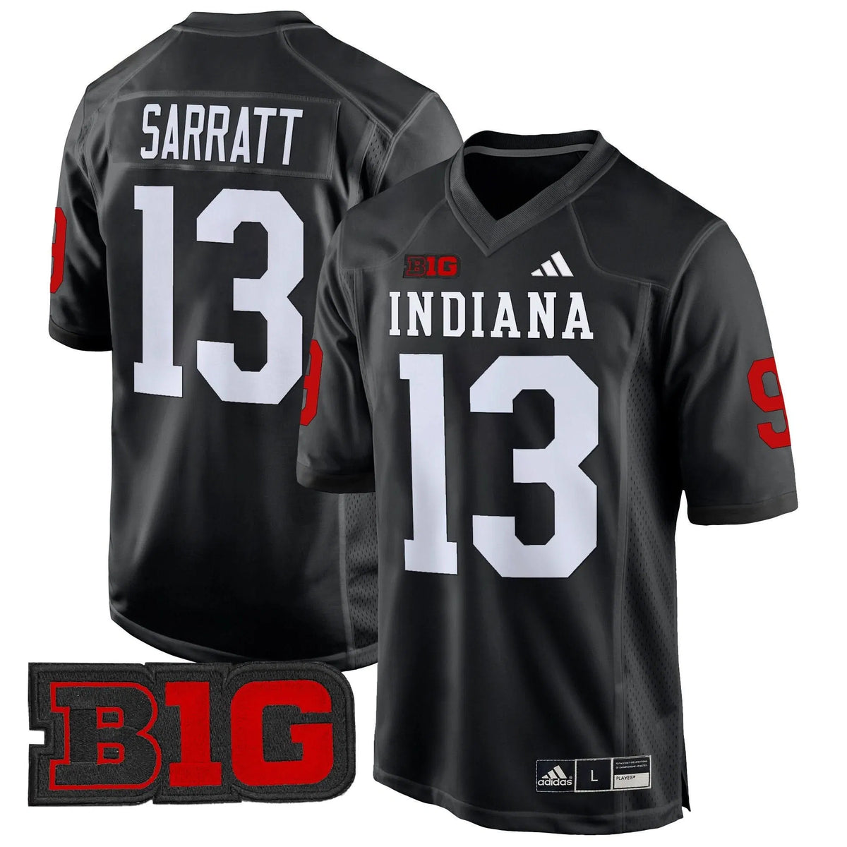 Personalized IND 2026 Game Jersey V2 - Black / Elijah Sarratt Stitched