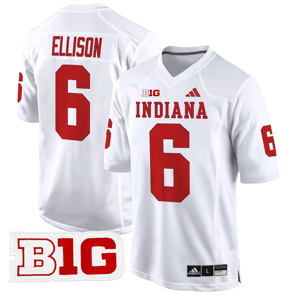 Personalized IND 2026 Game Jersey V2 - White / Justice Ellison Stitched