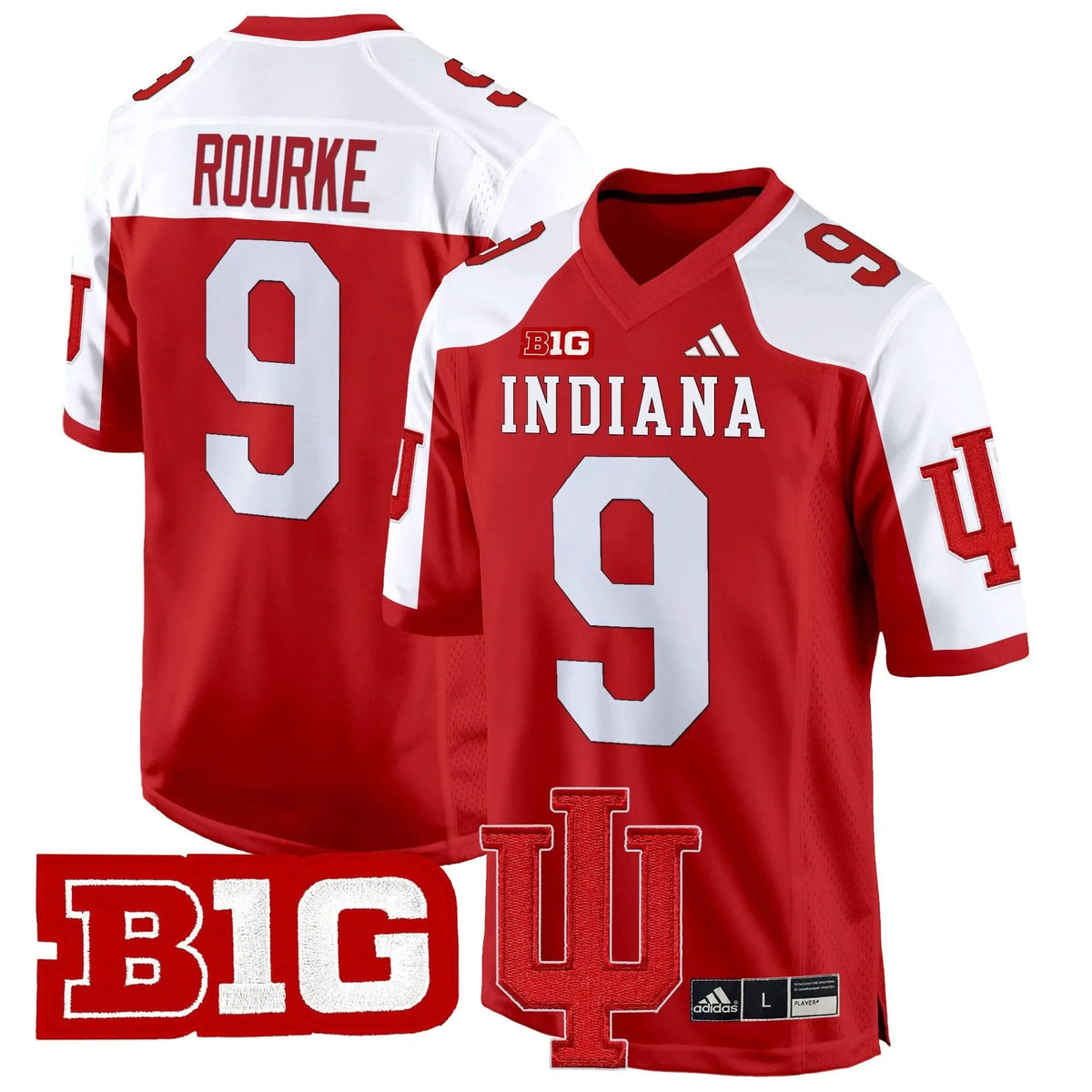 Personalized IND 2026 Game Jersey V2 - Crimson Alternate / Kurtis Rourke Stitched