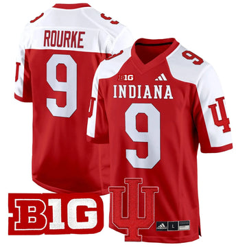 Personalized IND 2026 Game Jersey V2 - Crimson Alternate / Kurtis Rourke Stitched