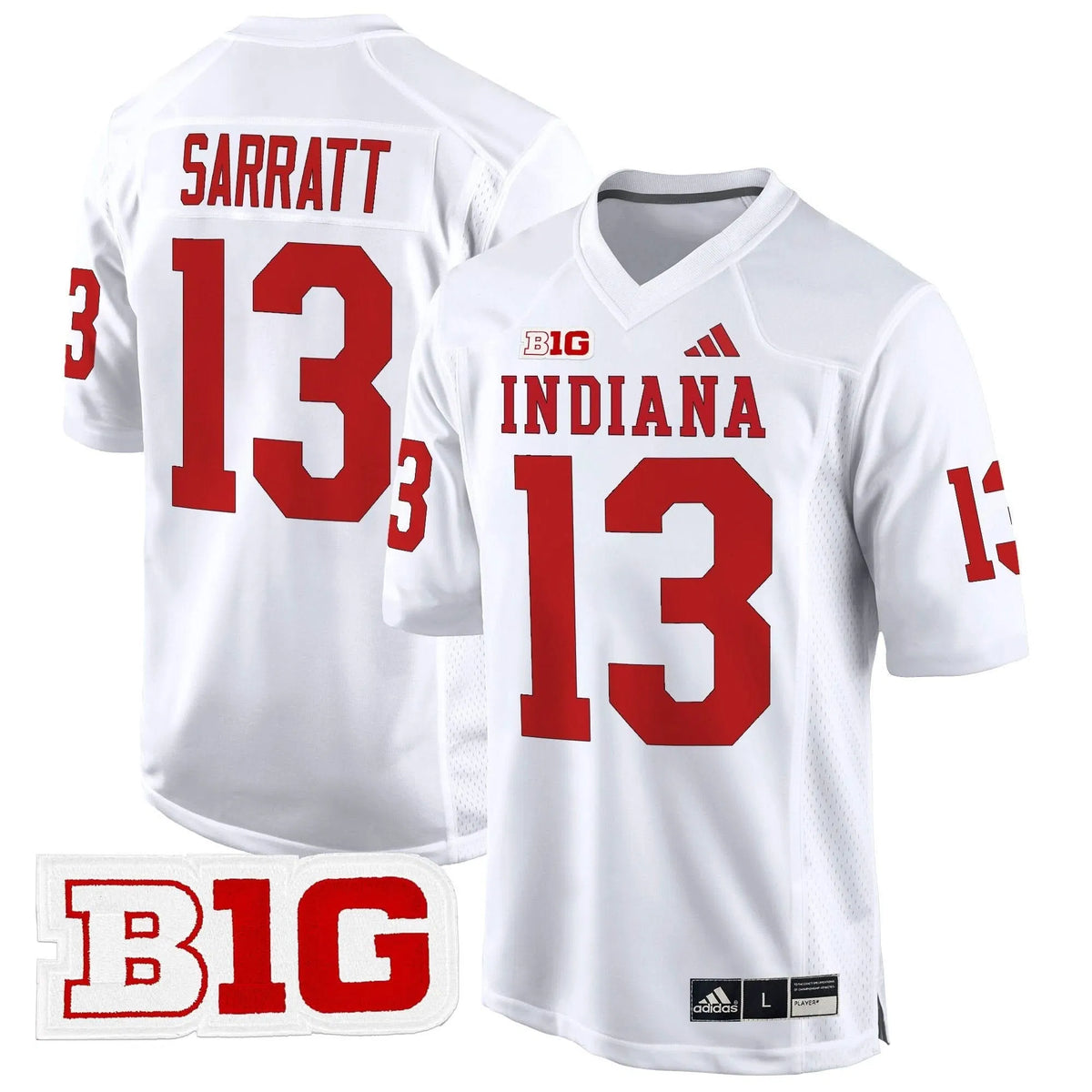 Personalized IND 2026 Game Jersey V2 - White / Elijah Sarratt Stitched