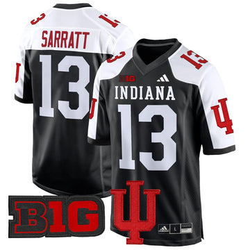 Personalized IND 2026 Game Jersey V2 - Black Alternate / Elijah Sarratt Stitched