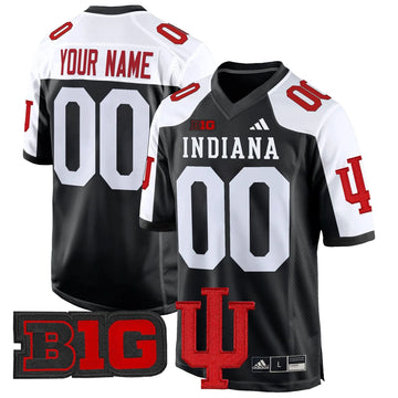 Personalized IND 2026 Game Custom Jersey V2 - Black Alternate Stitched