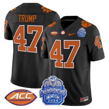 Personalized CT 2026 ACC Championship Patch Vapor Limited Jersey - Black / Trump Stitched
