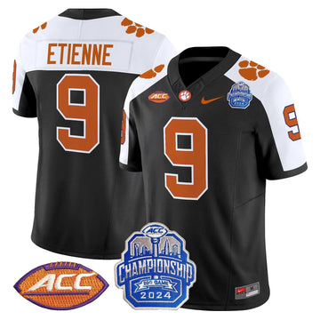 Personalized CT 2026 ACC Championship Patch Vapor Limited Jersey - Black Alternate / Travis Etienne Stitched