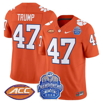 Personalized CT 2026 ACC Championship Patch Vapor Limited Jersey - Orange / Trump Stitched