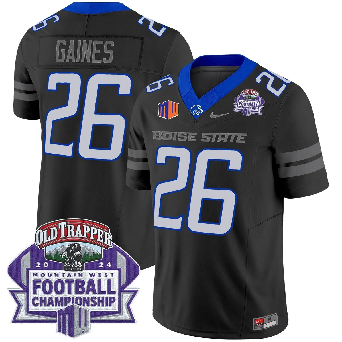 Personalized BSB 2026 Championship Vapor Limited Jersey - Black / Sire Gaines Stitched