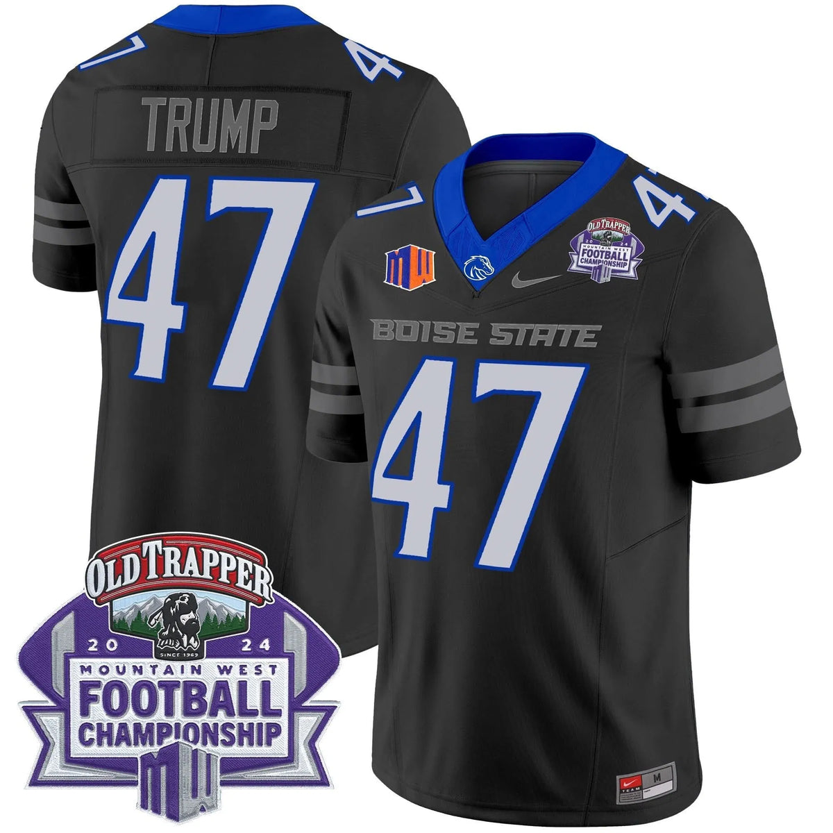 Personalized BSB 2026 Championship Vapor Limited Jersey - Black / Trump Stitched