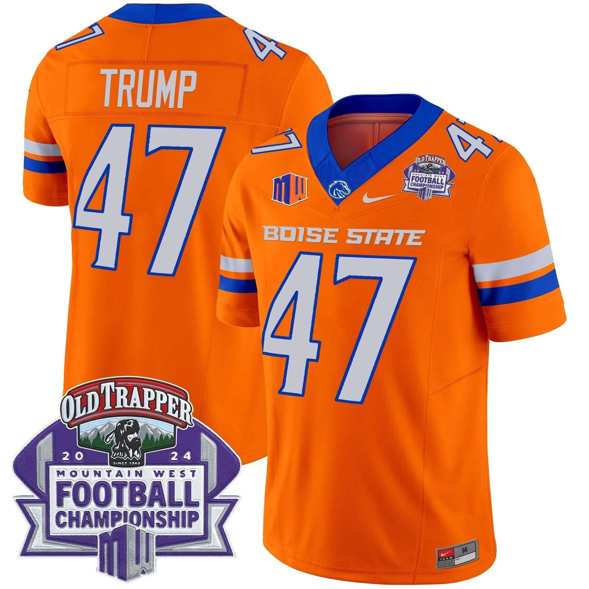 Personalized BSB 2026 Championship Vapor Limited Jersey - Orange / Trump Stitched