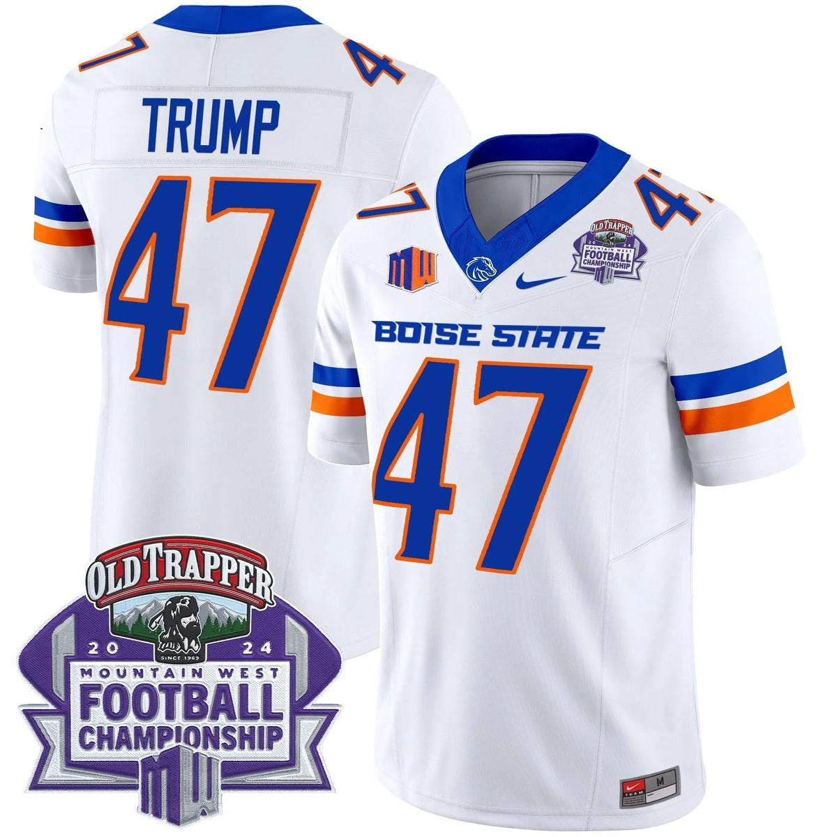 Personalized BSB 2026 Championship Vapor Limited Jersey - White / Trump Stitched