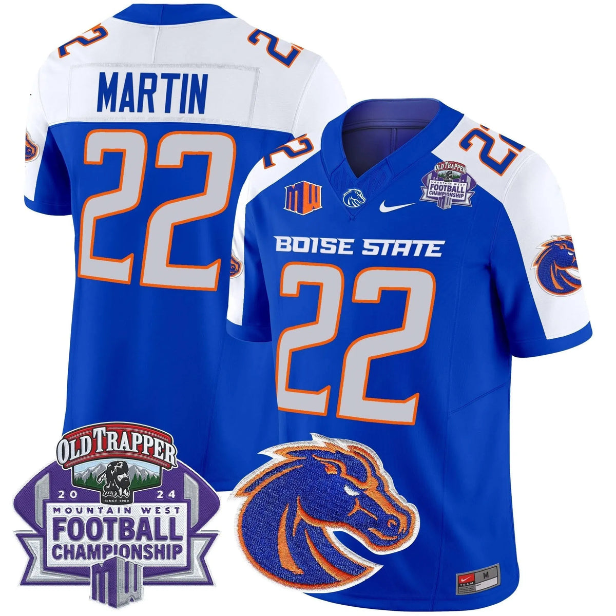 Personalized BSB 2026 Championship Vapor Limited Jersey - Royal Alternate / Doug Martin Stitched