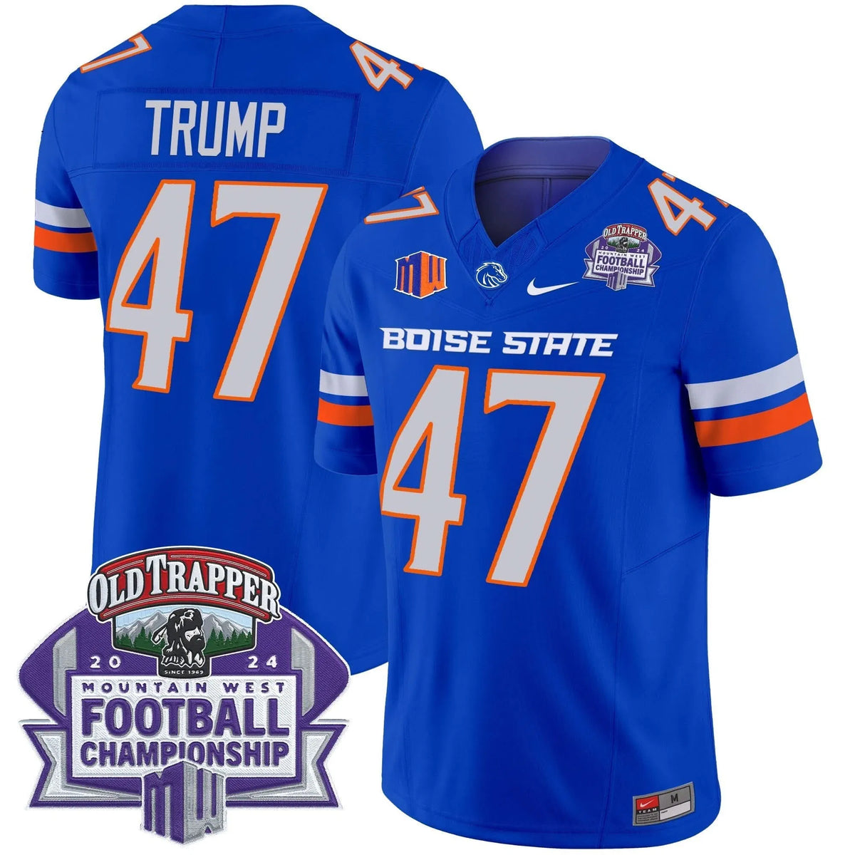 Personalized BSB 2026 Championship Vapor Limited Jersey - Royal / Trump Stitched