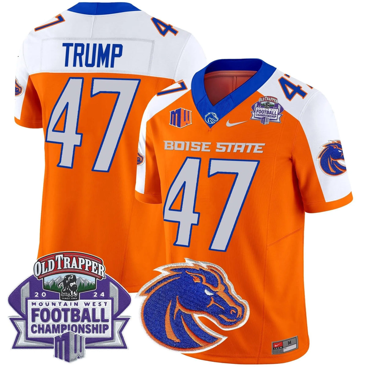 Personalized BSB 2026 Championship Vapor Limited Jersey - Orange Alternate / Trump Stitched