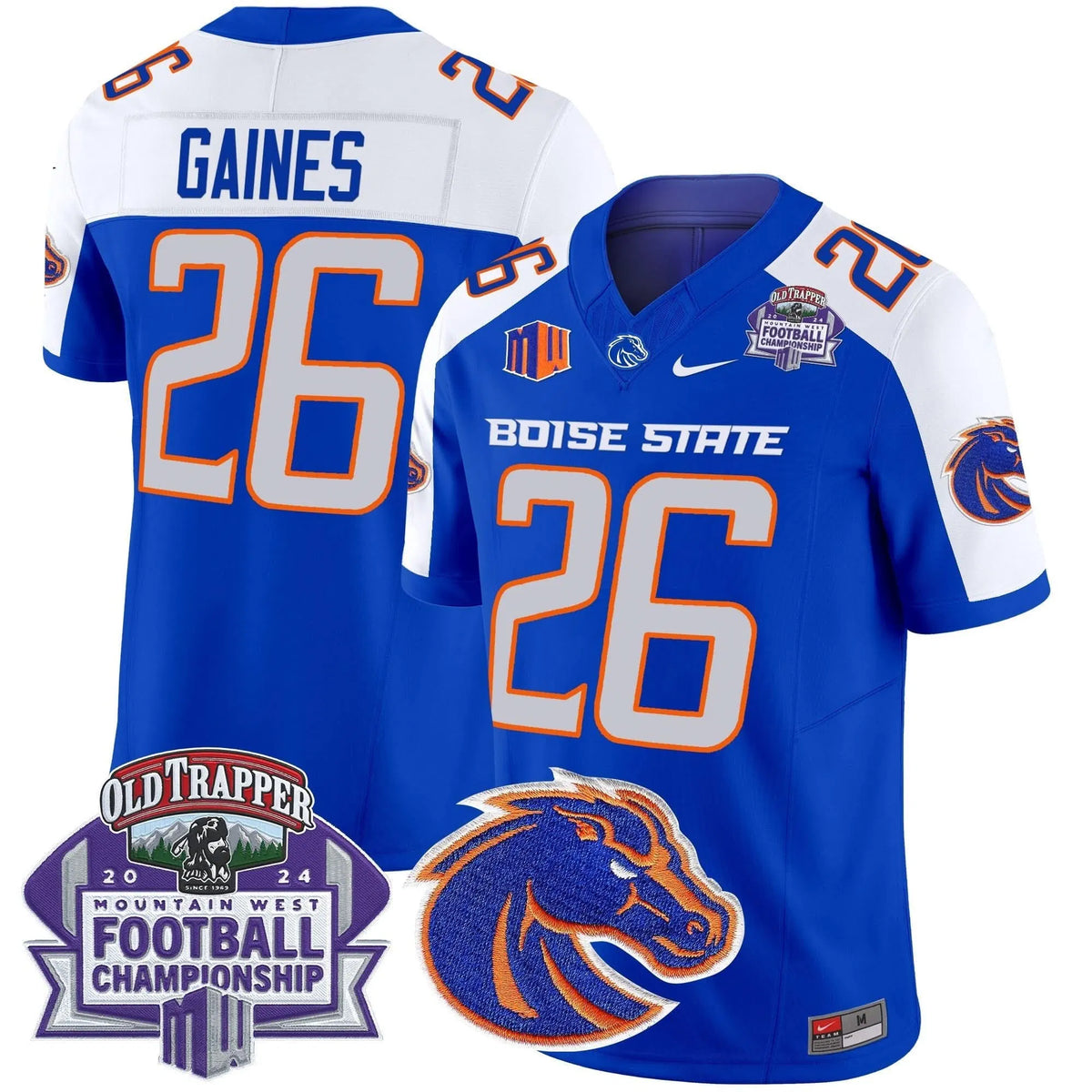 Personalized BSB 2026 Championship Vapor Limited Jersey - Royal Alternate / Sire Gaines Stitched