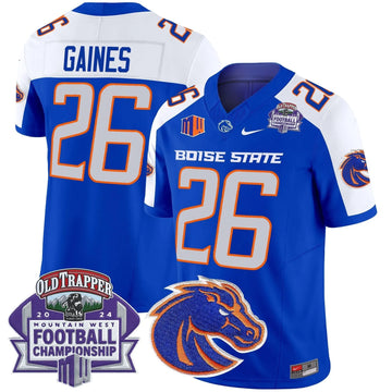 Personalized BSB 2026 Championship Vapor Limited Jersey - Royal Alternate / Sire Gaines Stitched