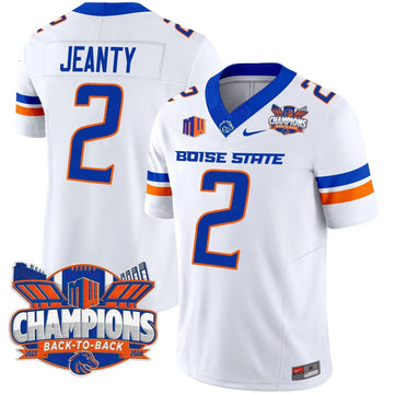 Personalized BSB 2026 Back To Back Champions Vapor Limited Jersey - White / Ashton Jeanty Stitched