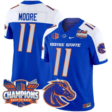 Personalized BSB 2026 Back To Back Champions Vapor Limited Jersey - Royal Alternate / Kellen Moore Stitched