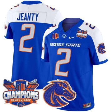 Personalized BSB 2026 Back To Back Champions Vapor Limited Jersey - Royal Alternate / Ashton Jeanty Stitched