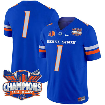 Personalized BSB 2026 Back To Back Champions Vapor Limited Jersey - Royal / #1 Team Stitched