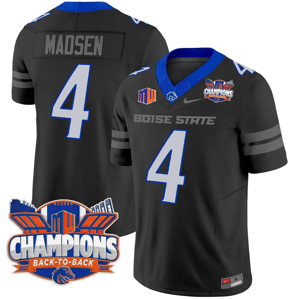 Personalized BSB 2026 Back To Back Champions Vapor Limited Jersey - Black / Maddux Madsen Stitched