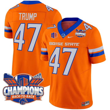 Personalized BSB 2026 Back To Back Champions Vapor Limited Jersey - Orange / Trump Stitched