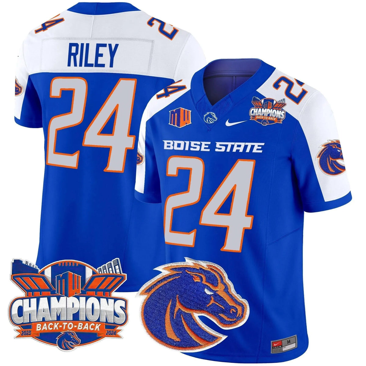 Personalized BSB 2026 Back To Back Champions Vapor Limited Jersey - Royal Alternate / Dylan Riley Stitched