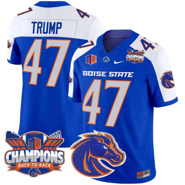Personalized BSB 2026 Back To Back Champions Vapor Limited Jersey - Royal Alternate / Trump Stitched