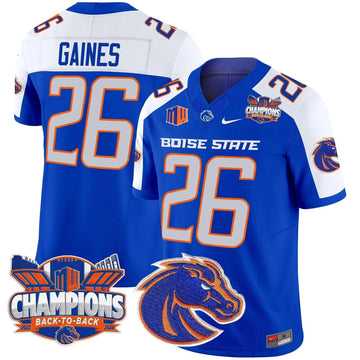 Personalized BSB 2026 Back To Back Champions Vapor Limited Jersey - Royal Alternate / Sire Gaines Stitched