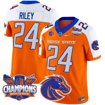 Personalized BSB 2026 Back To Back Champions Vapor Limited Jersey - Orange Alternate / Dylan Riley Stitched