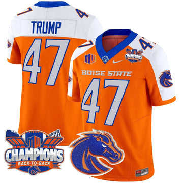 Personalized BSB 2026 Back To Back Champions Vapor Limited Jersey - Orange Alternate / Trump Stitched