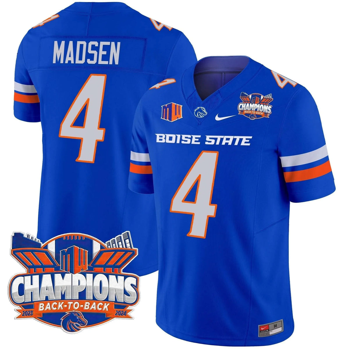 Personalized BSB 2026 Back To Back Champions Vapor Limited Jersey - Royal / Maddux Madsen Stitched