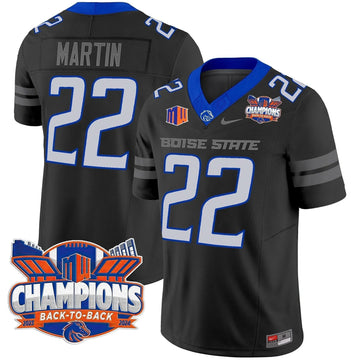 Personalized BSB 2026 Back To Back Champions Vapor Limited Jersey - Black / Doug Martin Stitched