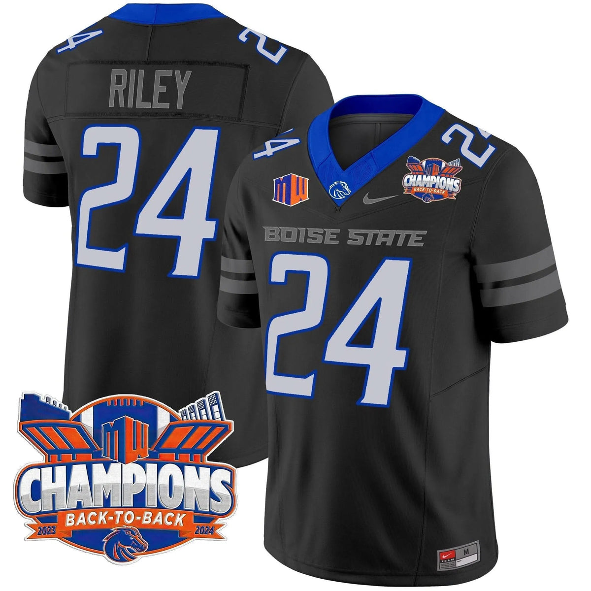 Personalized BSB 2026 Back To Back Champions Vapor Limited Jersey - Black / Dylan Riley Stitched